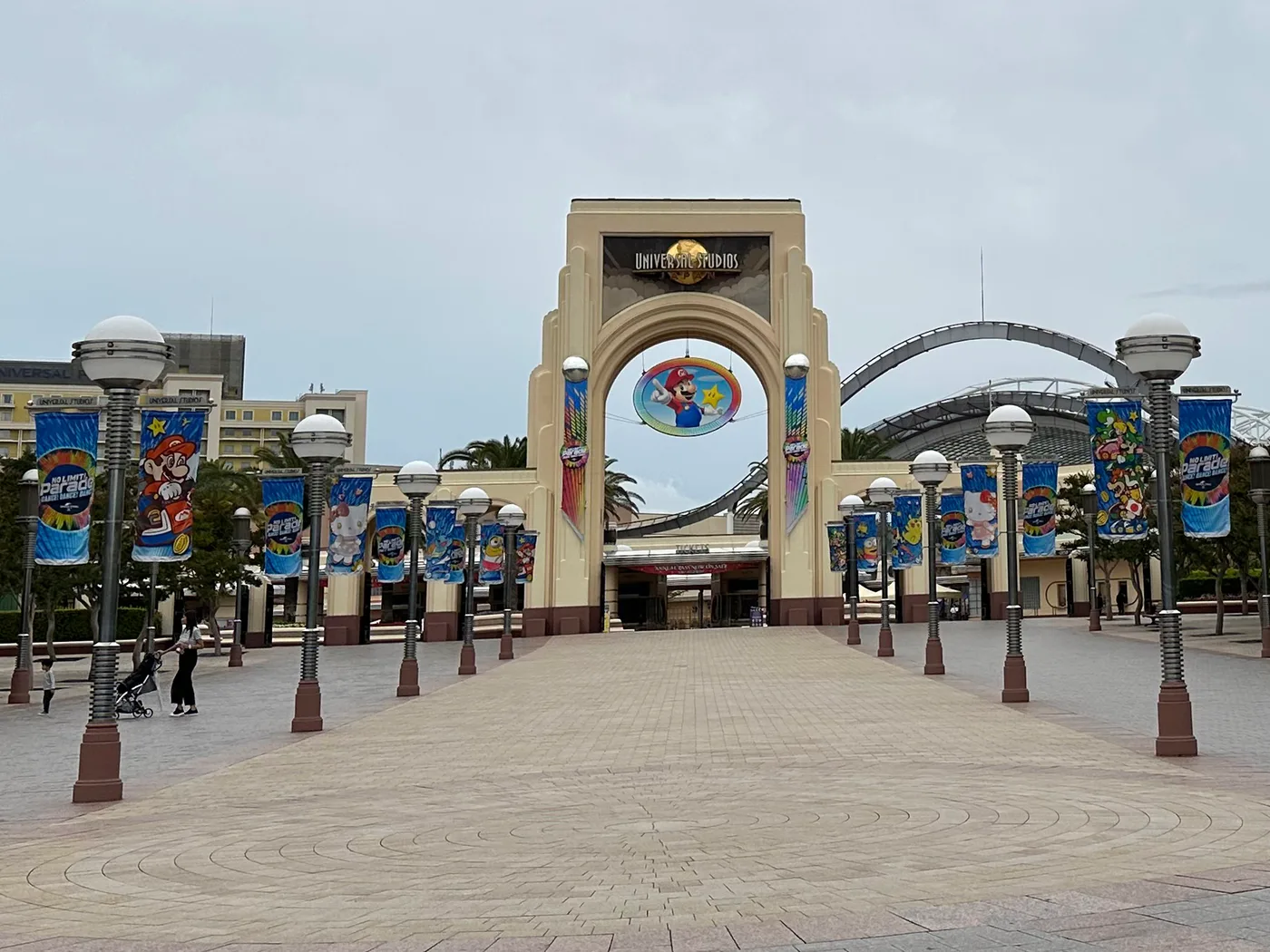 Universal Studios Japan entrance gate in Osaka